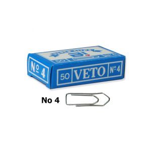 VETO – Συνδετήρες Νο4 Ατσάλι 50Τ (345004)