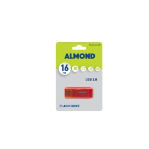 ALMOND – Usb Flash Drive 16GB Prime Πορτοκαλί (USB16ESO)