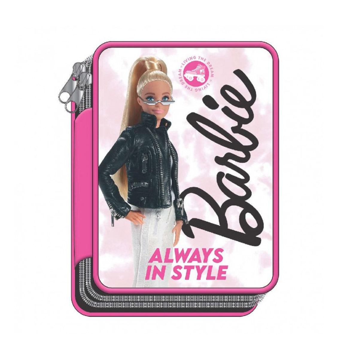 GIM – Κασετίνα Διπλή Γεμάτη Barbie Trend Flash (34971100)
