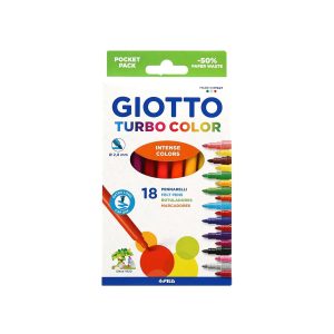 GIOTTO – Μαρκαδόροι Turbo Color18τμχ